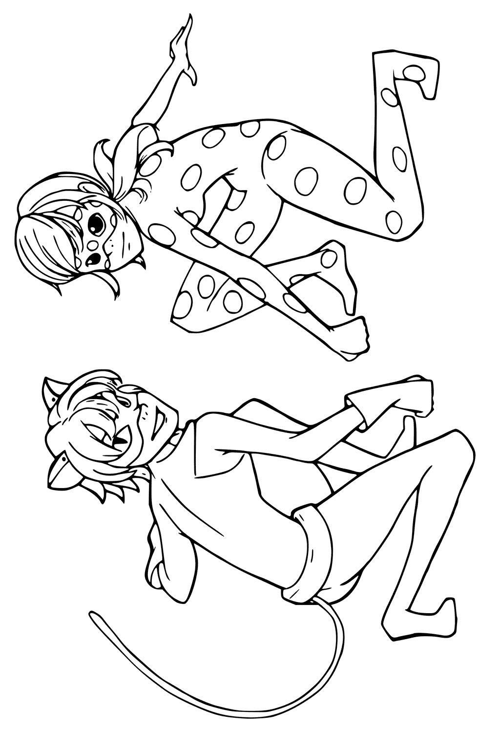 Ladybug And Cat Noir Coloring Pages Coloring Pages